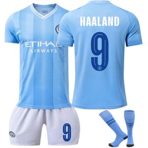 24 Manchester City UEFA Champions League hjemme nr. 9 Harland trøje 17 De Bruyne 10 Rashford fodbolddragt NO.9 HAALAND S