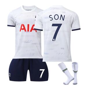 23-24 Son 7 New Tottenham Hotspur New Season Shirt Seneste Voksne Børn Fodboldtrøjer-WELLNGS Adult M（170-175cm）