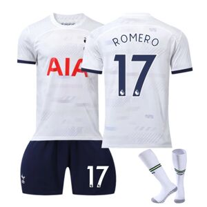 Goodies 23-24 Romero 17 New Tottenham Hotspur New Season Trøje Seneste Voksne Børn Fodboldtrøjer Adult M（170-175cm）