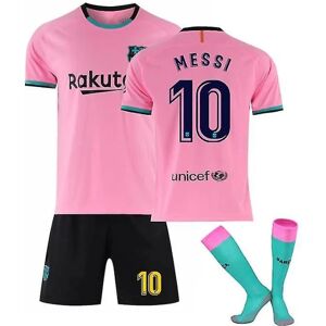 Barcelona-trøje 20-21 hjemme og ude nr. 10 Messi Game Uniform_1 CNMR L