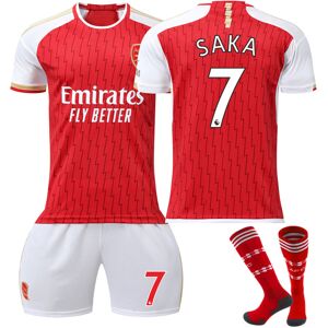 23-24 Arsenal hjemme Bukayo Saka nr. 7 trøje med sokker Bukayo Saka No. 7 with socks 26