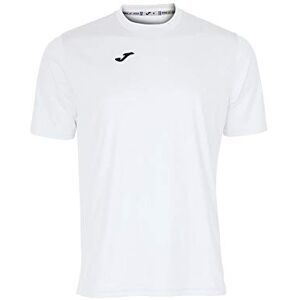 Joma Herren Kurzarm-Sport-T-Shirt Leicht und atmungsaktiv Ideal für alle Sportarten Combi 2XL-3XL- Weiß