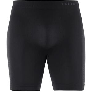 FALKE ESS Men Warm Short tights, Size S, Black, polyamide mix Sweat wicking, fast drying, protection in mild to cold temperatures