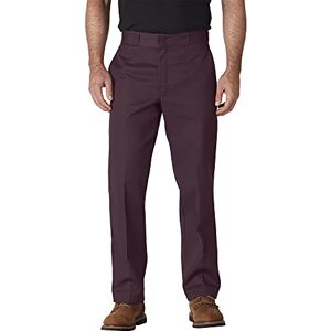 Dickies men’s slim straight work trousers / sports trousers (Orgnl 874work Pnt) Red (Maroon Mr), size: 38W / 32L