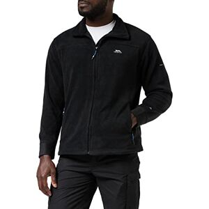 Trespass men's Bernal warm fleece jacket, black, l