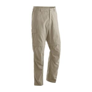 Maier Sports Trave Men's Zip-Off Trousers, 100 % PA in 12 Sizes, Functional Trousers / Outdoor Trousers / Hiking Trousers / Removable and Quick-Drying, beige, 50