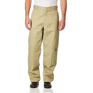 Dickies Men's Double Knee Work Trousers, Beige (Khaki Kh)