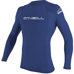 O'Neill Wetsuits Herren Uv Schutz basic skins L/S crew Rash Vest, Pacific, XS