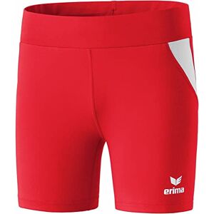 Erima Damen Shorts Tight, Rot/Weiß, 36, 829405