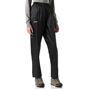 Regatta Men's Pack-It Rain Trousers for Men, Black, 54-56 EU (Manufacturer Size: XL)