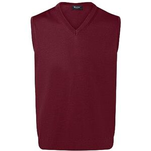 Maerz Men's V-Neck Long Sleeve Kniited Tank Top, Red (495), XXX-Large (Manufacturer size: 58)