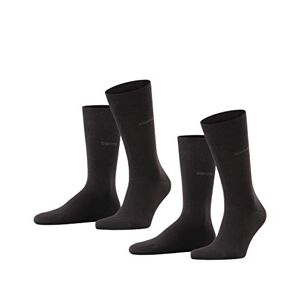 ESPRIT Men's Basic Easy Doppelpack SO Calf Socks, Black (Black 3000), 12/15 (Manufacturer size:47-50)