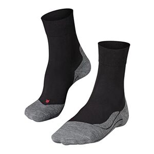 FALKE RU4 Endurance M SO Men's Running Socks Cotton Anti-Bubble 1 Pair, Black (Black-Mix 3010), 46–48