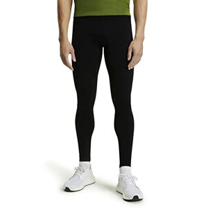 FALKE ESS Men Compression tights, Size XL, Black, polyamide mix Sweat wicking, fast drying, compression effect for quicker recovery, reflective details, protection in warm and cold temperatures