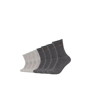 Camano Men's 5941 Sport Socks 8 Paar Sportswear, Grey (grey 10), 9 (Manufacturer size: 43)