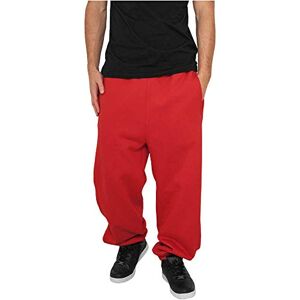 Urban Classics Men's Tracksuit Bottoms, Sweatpants, Red (Red), s