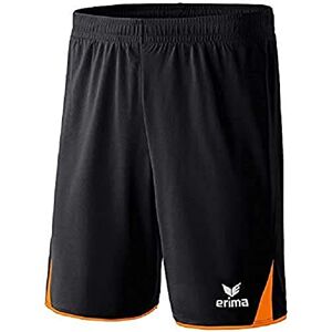 Erima Herren Shorts 5-Cubes, Schwarz/Orange, XL, 615508