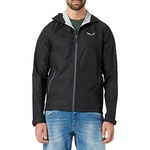 Salewa Men's PUEZ (AQUA 3) PTX M JKT wind protection jacket, black (Black out / 0730), 46 / S