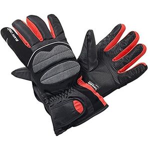 Black Crevice Erwachsenen Skihandschuhe, schwarz/rot, L