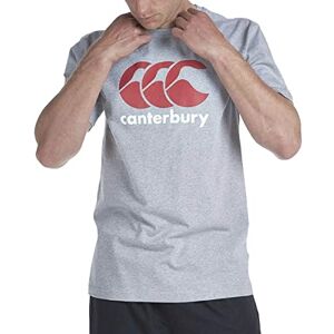 Canterbury Herren CCC Logo Baumwollmischung T-Shirt Classic Marl/Rot/Weiß XXL