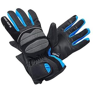 Black Crevice Erwachsenen Skihandschuhe, schwarz/blau, M