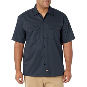 Dickies Herren Freizeithemd Shrt/S Work Shirt, Blau (Dark Navy Dn), XL