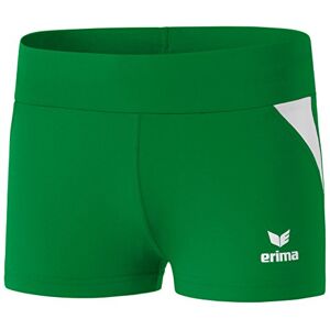 Erima Damen Laufhose Hot Pants, Smaragd/Weiß, 44, 829510