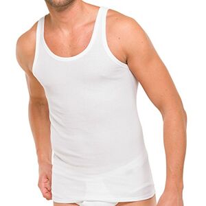 Schiesser Herren 2 PACK Unterhemd ohne Arm Essential Feinripp