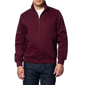 merc of London, Men's Harrington Jacket (Harrington,jacket) Red (Wine Red), size: l