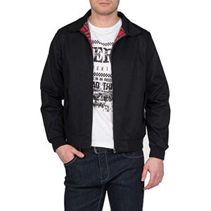 merc of London, Men's Harrington Jacket (Harrington,jacket) Black (Black), size: xxl