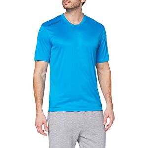 uhlsport Herren T-Shirt Essential Training, Cyan, XXXS