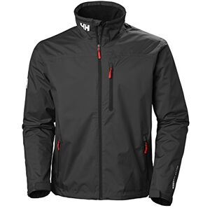 Helly Hansen Men’s Crew Midlayer Jacket, Waterproof, black, l