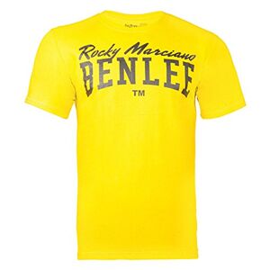 BENLEE Rocky Marciano Men's T-Shirt Bib Shirt Promo Shortsleeve Logo, Yellow, L