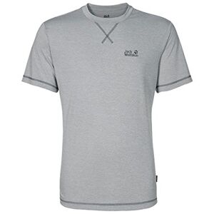Jack Wolfskin Herren Shirt Crosstrail T, Silver Grey, S, 1801671-6720002