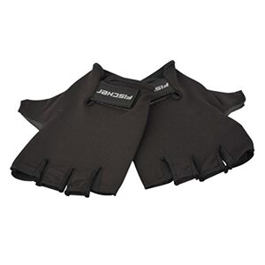 Fischer Adult Cycling Gloves Sports Gloves Classic L/XL Black Washable with Pull-Out Aid Padded