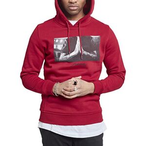 Tee Men's Hoodie Pray Hoody, Ruby, L