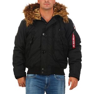 ALPHA INDUSTRIES Herren Polar Jacket SV Winterjacke Jacke, Schwarz (Black 03), Medium