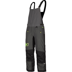 KLIM Bib-Bukser  ate, Asfalt/Hi-Vis