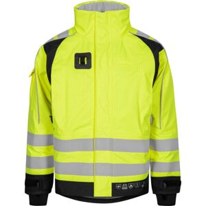 Lyngsøe Rain Jacket Yellow/black S S Sort