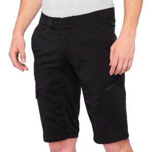 100% Ridecamp Shorts, 28 - Mand - Sort