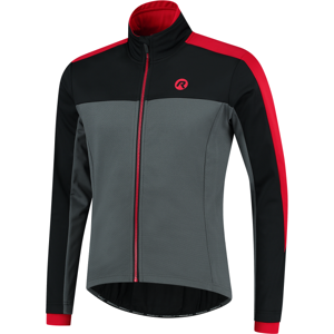 Rogelli Freeze Vinterjakke, Red/grey/black, 5xl - Mand - Grå / Sort