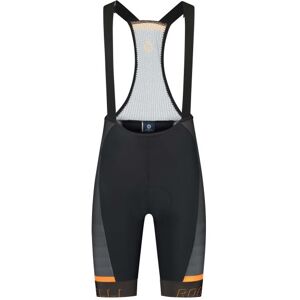 Rogelli Hero 2 Bib Cykelshorts, Black/orange, Xxl - Mand - Orange / Sort