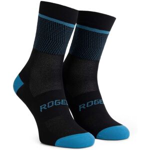 Rogelli Hero 2 Strømper, Black/blue, 36-39 - Mand - Blå / Sort