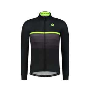 Rogelli Hero Ii Ls Cykeltrøje, Black/fluor, 3xl - Mand - Sort