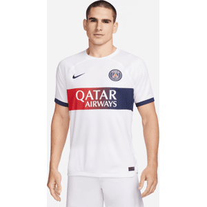 Paris Saint-Germain 2023/24 Stadium Away Nike Dri-FIT-fodboldtrøje til mænd - hvid hvid M