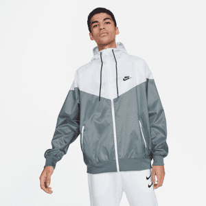 Nike Sportswear Windrunner-jakke med hætte til mænd - grå grå S