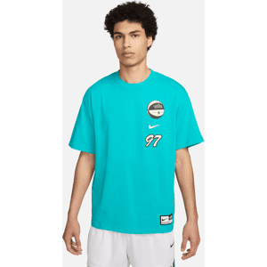 Nike Max90-basketball-T-shirt til mænd - grøn grøn L