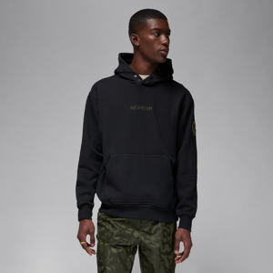 Nike Paris Saint-Germain Wordmark-pullover-hættetrøje i fleece til mænd - sort sort XXL