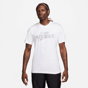 Kortærmet Nike Air Max-T-shirt til mænd - hvid hvid XXL