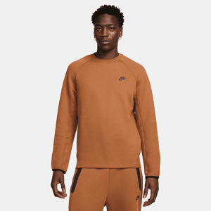 Nike Sportswear Tech Fleece-trøje med rund hals til mænd - brun brun XXL